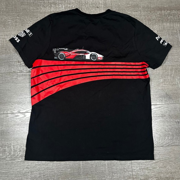 Porsche Penske Motorsport Racing T-Shirt Black Graphic Tee US Large 701224949